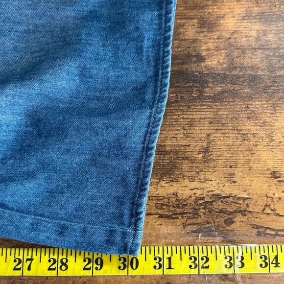 Old Navy Denim Romper Shorts Large Basque Waist Cami Bodice Festival Cowgirl EUC - Picture 5 of 10